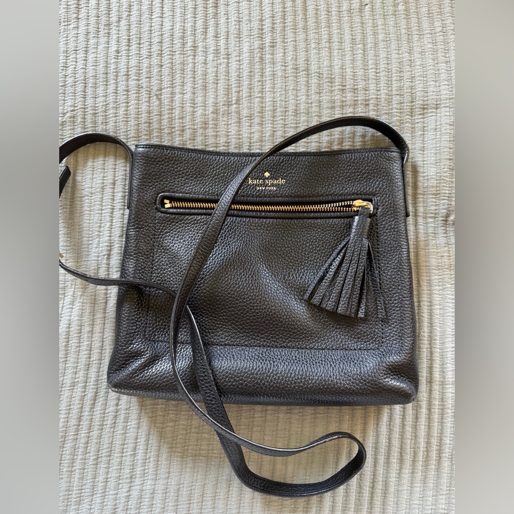 Kate Spade black Leather Crossbody Bag
